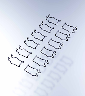 Securing wires for cam shaft adjustment in automotive industry